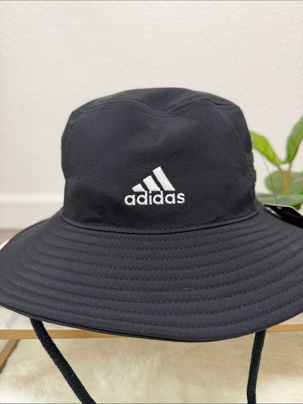 NWT Adidas Black Bucket Hat - Picture 2 of 6